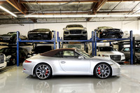 Silver Porsche Carrera 4S